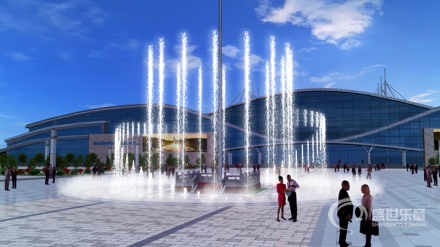 山东邹城会展中心音乐喷泉设计方案