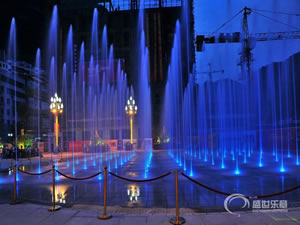 南京六合科创园矩阵音乐喷泉